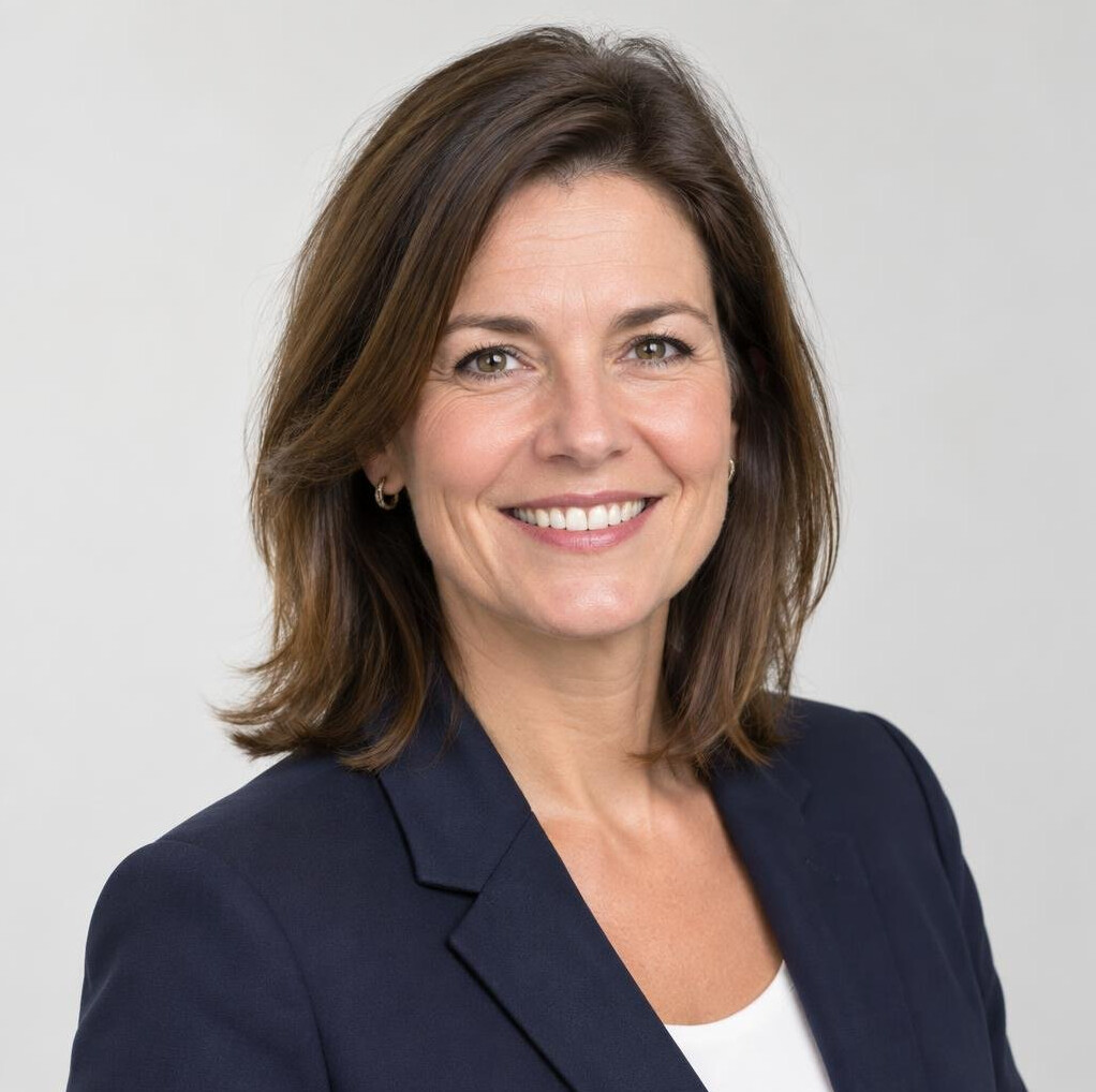 Portrait of a smiling professional woman in a blazer